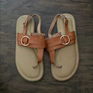 Brown Leather Sandals